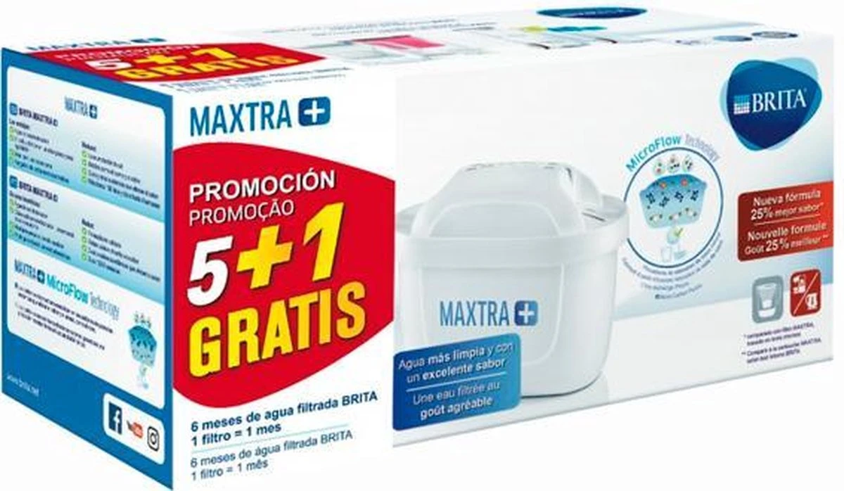 BRITA Maxtra Waterfilter Cartridge - 6 Stuks 3 BRITA Maxtra Waterfilter Cartridge - 6 Stuks