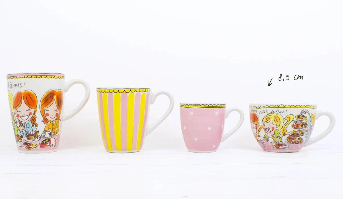 Blond Amsterdam - Even Bijkletsen - Kop - Roze - Hart - 0,35L 7 Blond Amsterdam - Even Bijkletsen - Kop - Roze - Hart - 0,35L - Afbeelding 5