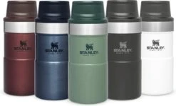 Stanley The Trigger-Action Travel Mug 0,25L - Thermosfles - Hammertone Green -Bekerwinkel 1200x729