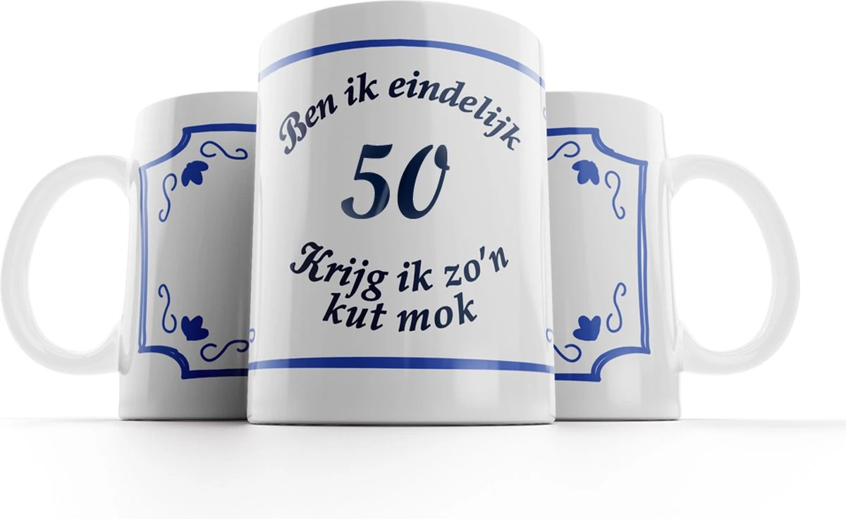 Merkloos Kut Mok 50 Jaar |Ben Ik Eindelijk 50 Jaar Krijg Ik Zo’n Kutmok| Mok Verjaardag |Cadeau Mok| Grappige Mok | Cadeau Abraham | Cadeau Sara | Kuttegel 50 Jaar 3 Merkloos Kut Mok 50 Jaar |Ben Ik Eindelijk 50 Jaar Krijg Ik Zo’n Kutmok| Mok Verjaardag |Cadeau Mok| Grappige Mok | Cadeau Abraham | Cadeau Sara | Kuttegel 50 Jaar