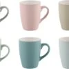 Tavola - Koffiemok - Met Oor - 300ml - Keramiek - Zachte Tinten - 6 Stuks 1 Tavola - Koffiemok - Met Oor - 300ml - Keramiek - Zachte Tinten - 6 Stuks -Bekerwinkel 1200x745 3