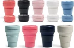 Koffiebeker - Reisbeker - Siliconen Beker - Opvouwbaar - Zwart - Drinkbeker - To Go 9 Koffiebeker - Reisbeker - Siliconen Beker - Opvouwbaar - Zwart - Drinkbeker - To Go -Bekerwinkel 1200x777