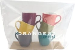 Orange85 Koffiekopjes Gekleurd - Set Van 6 - Koffiemokken - Streep - 200 Ml - Reliëf - Aardewerk - Met Oor - Theemokken 14 Orange85 Koffiekopjes Gekleurd - Set Van 6 - Koffiemokken - Streep - 200 Ml - Reliëf - Aardewerk - Met Oor - Theemokken -Bekerwinkel 1200x796 2