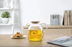 S091 Glazen Theepot Met Bamboedeksel - 1600 Ml - Samadoyo -Bekerwinkel 1200x799 10