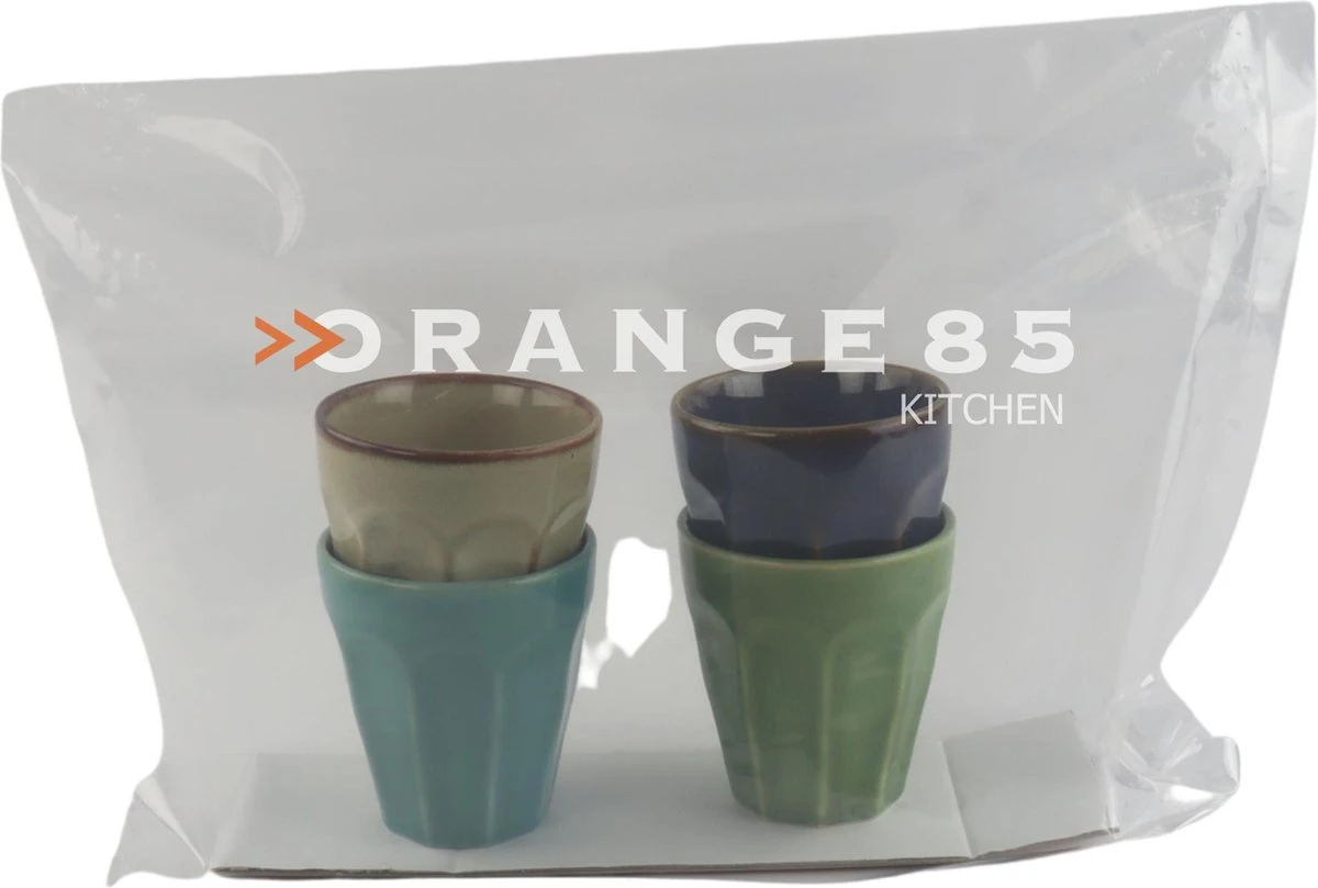 Orange85 Cappuccino Mokken - 4 Stuks - 250 Ml - Porselein - Hittebestendig - Keuken - Accessoires - Cappuccino Glazen - Cappuccino Kopjes - Latte Macchiato Glazen 10 Orange85 Cappuccino Mokken - 4 Stuks - 250 Ml - Porselein - Hittebestendig - Keuken - Accessoires - Cappuccino Glazen - Cappuccino Kopjes - Latte Macchiato Glazen - Afbeelding 8