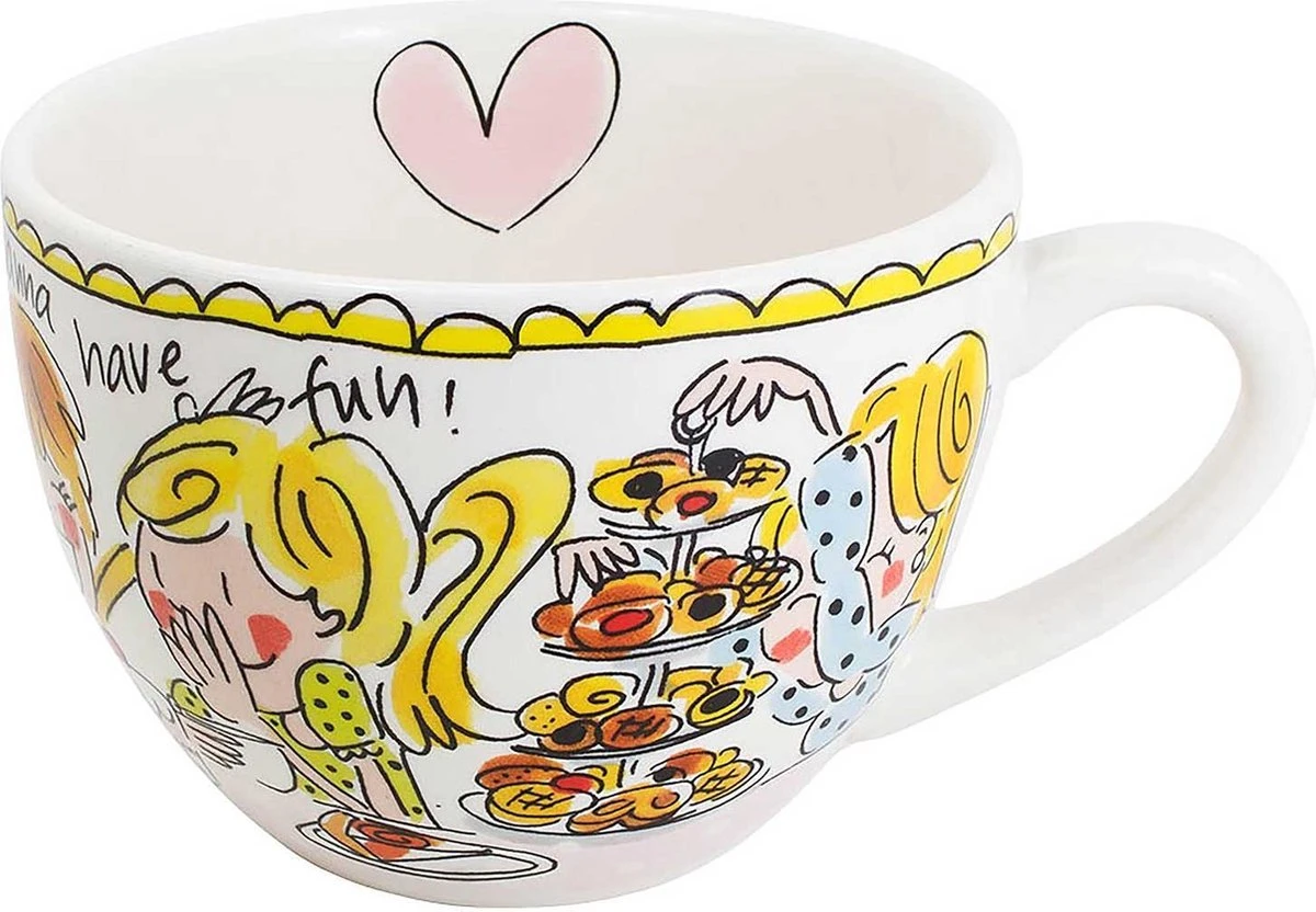 Blond Amsterdam - Even Bijkletsen - Kop - Roze - Hart - 0,35L 3 Blond Amsterdam - Even Bijkletsen - Kop - Roze - Hart - 0,35L