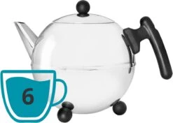 Bredemeijer - Theepot Bella Ronde 1,2L Zwart Beslag - Dubbelwandig 21 Bredemeijer - Theepot Bella Ronde 1,2L Zwart Beslag - Dubbelwandig -Bekerwinkel 1200x855
