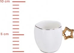 Karaca -Star- Set Van 6 Koffiekopset 80 Ml- Koffiekopjes Voor 6 Personen-Turkse Koffie-Moccakop-espressokop-12-delig, Witgoud, 6 Espressokopjes En 6 Schoteltjes, Mokkakopjes, Porselein, Koffieservies 7 Karaca -Star- Set Van 6 Koffiekopset 80 Ml- Koffiekopjes Voor 6 Personen-Turkse Koffie-Moccakop-espressokop-12-delig, Witgoud, 6 Espressokopjes En 6 Schoteltjes, Mokkakopjes, Porselein, Koffieservies -Bekerwinkel 1200x867 4