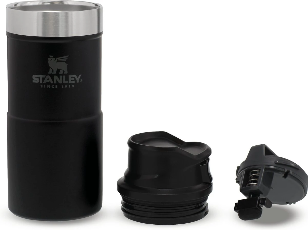 Stanley Trigger-Action Travel Mug 0.35L - Thermosfles - Matt Black 7 Stanley Trigger-Action Travel Mug 0.35L - Thermosfles - Matt Black - Afbeelding 5