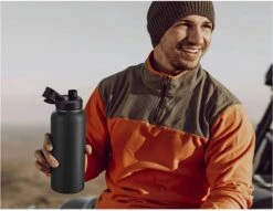 Thermosfles - Onyx Black - 1 Liter - Extra Dop Met Rietje & Drinktuit - Thermosflessen - Isoleerfles - BPA Vrij - Lekvrij - Thermoskan - Isoleerbeker - Thermosbeker 14 Thermosfles - Onyx Black - 1 Liter - Extra Dop Met Rietje & Drinktuit - Thermosflessen - Isoleerfles - BPA Vrij - Lekvrij - Thermoskan - Isoleerbeker - Thermosbeker -Bekerwinkel 1200x926