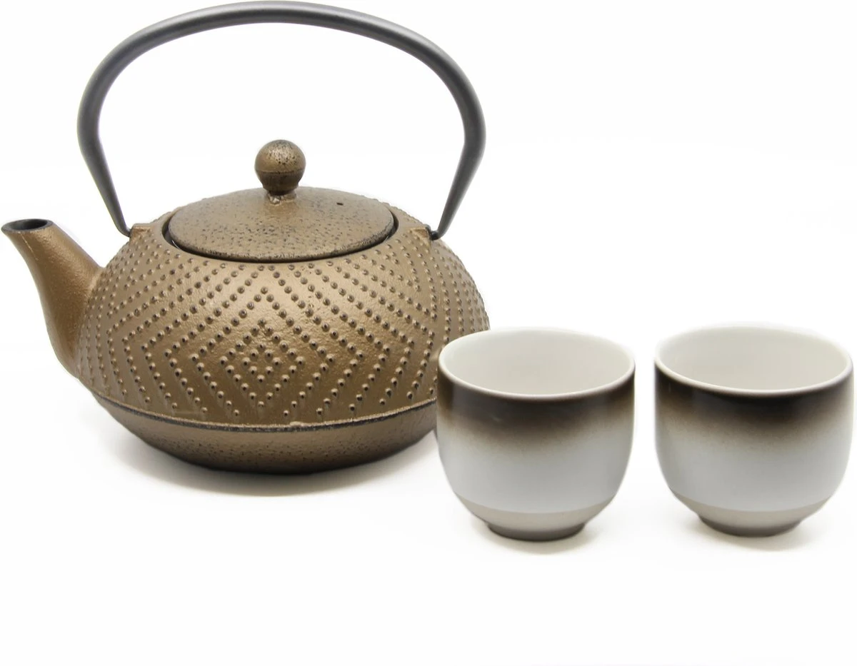 Bredemeijer - Theepot Fujian Goud 1.2L Met Filter 6 Bredemeijer - Theepot Fujian Goud 1.2L Met Filter - Afbeelding 4