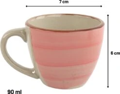 Orange85 Espresso Kopjes - Koffie - Set Van 6 - Meerdere Kleuren - 100 Ml - Aardewerk - Glazen - Met Oor - Koffiekopjes 13 Orange85 Espresso Kopjes - Koffie - Set Van 6 - Meerdere Kleuren - 100 Ml - Aardewerk - Glazen - Met Oor - Koffiekopjes -Bekerwinkel 1200x942 1