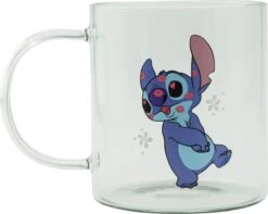 Disney - Stitch - Glazen Theemok - Transparant Met Opdruk - 330ml -Bekerwinkel 1200x955 2
