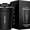 Volcan RVS Koffiebeker To Go - Thermosbeker - Theebeker - Coffee - Zwart 1 Volcan RVS Koffiebeker To Go - Thermosbeker - Theebeker - Coffee - Zwart -Bekerwinkel 1200x960