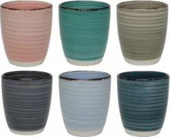 Studio Tavola Bekers Ocean Blue 160 Ml - 6 Stuks -Bekerwinkel 1200x968 1