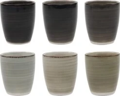 Koffiekopjes - Industrieel Grijs - Koffiebeker - Unieke Kleuren - Set Van 12 Kopjes (ook Los Verkrijgbaar) - 160ML En 340ML - Porselein - Hip En Trendy -Bekerwinkel 1200x969 1