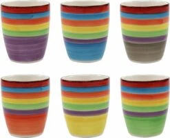 Studio Tavola Bekers Ocean Blue 160 Ml - 6 Stuks -Bekerwinkel 1200x973 1