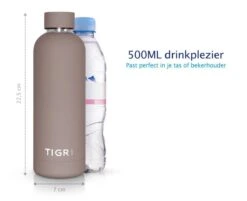 TIGR The Minimalist - Drinkfles - Thermosfles - RVS - 500ml - Taupe 8 TIGR The Minimalist - Drinkfles - Thermosfles - RVS - 500ml - Taupe -Bekerwinkel 1200x976 1