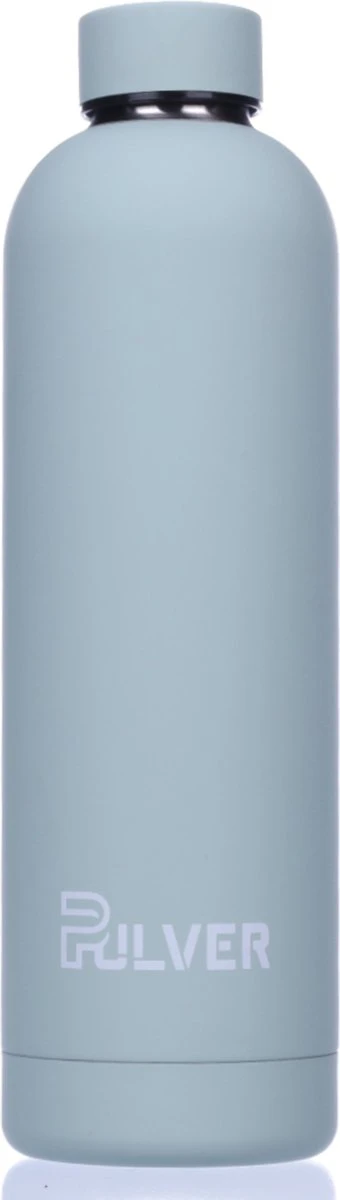 Pulver - RVS Thermosfles / Drinkfles – BPA Vrij – 750 Ml - Waterfles Met Draaidop – Drinkfles – Dubbele Isolatie - Rubberen Coating- Licht Groen 3 Pulver - RVS Thermosfles / Drinkfles – BPA Vrij – 750 Ml - Waterfles Met Draaidop – Drinkfles – Dubbele Isolatie - Rubberen Coating- Licht Groen