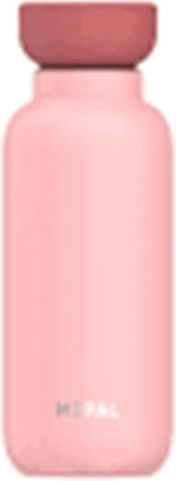 Mepal – Isoleerfles Ellipse 350 Ml – Houdt Je Drankje 9 Uur Warm En 12 Uur Koud – Nordic Pink – Geschikt Voor Bruiswater – Thermosfles – Lekdicht -Bekerwinkel 439x1200