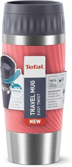 Tefal Travel Mug Easy Twist Thermobeker - Koraalrood - 0,36 Liter 21 Tefal Travel Mug Easy Twist Thermobeker - Koraalrood - 0,36 Liter -Bekerwinkel 520x1200 1