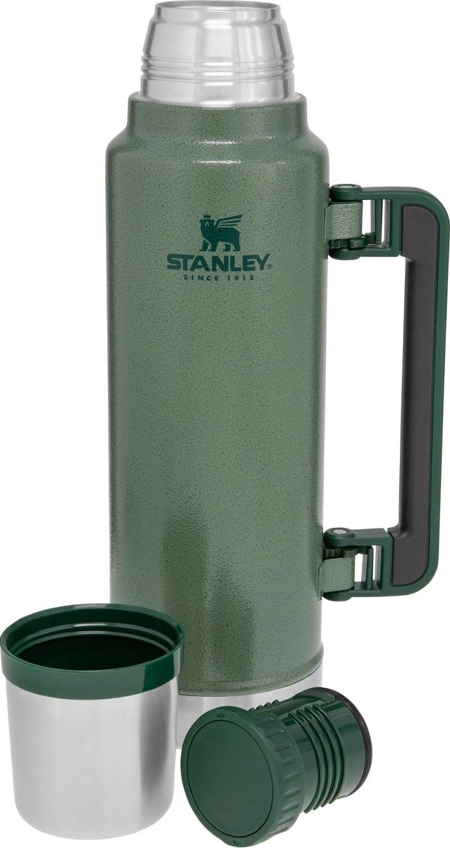 Stanley The Legendary Classic Bottle 1,40L - Thermosfles - Hammertone Green 3 Stanley The Legendary Classic Bottle 1,40L - Thermosfles - Hammertone Green - Afbeelding 2