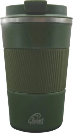 GOAT Outdoor RVS Koffiebeker To Go - Thermosbeker - Theebeker - Reisbeker - Lekvrij - 380ml - Groen