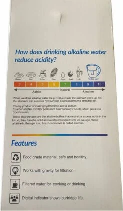 Alkaline WaterFilterkan - AlkaKan Voor Alkalisch/ Basisch Water | Met GRATIS PH-testpapier 12 Alkaline WaterFilterkan - AlkaKan Voor Alkalisch/ Basisch Water | Met GRATIS PH-testpapier -Bekerwinkel 703x1200