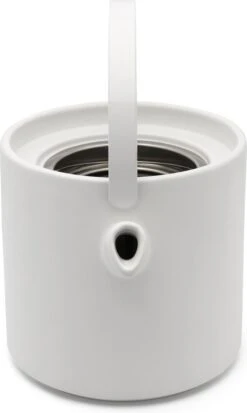 Bredemeijer - Theeset Umea Theepot 1.2L Met Theelichtwarmer - Mat Wit -Bekerwinkel 718x1200 3