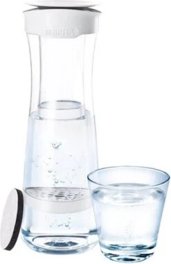 BRITA - Fill&Serve Waterfilterkaraf - 1,3L - Wit Grafiet - Inclusief 1 MicroDisc Waterfilter -Bekerwinkel 777x1200
