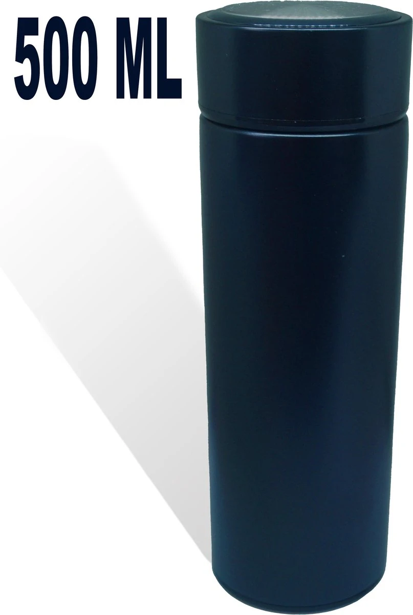 Thermosfles 500 Ml - Met Thee Filter - Mat Zwart 3 Thermosfles 500 Ml - Met Thee Filter - Mat Zwart