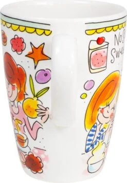 Blond Amsterdam Even Bijkletsen Beker XL 500 Ml - Mint Rand 10 Blond Amsterdam Even Bijkletsen Beker XL 500 Ml - Mint Rand -Bekerwinkel 833x1200 2