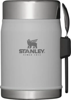 Bekerwinkel 9 Stanley Stanley The Legendary Food Jar + Spork 0,4L Ash