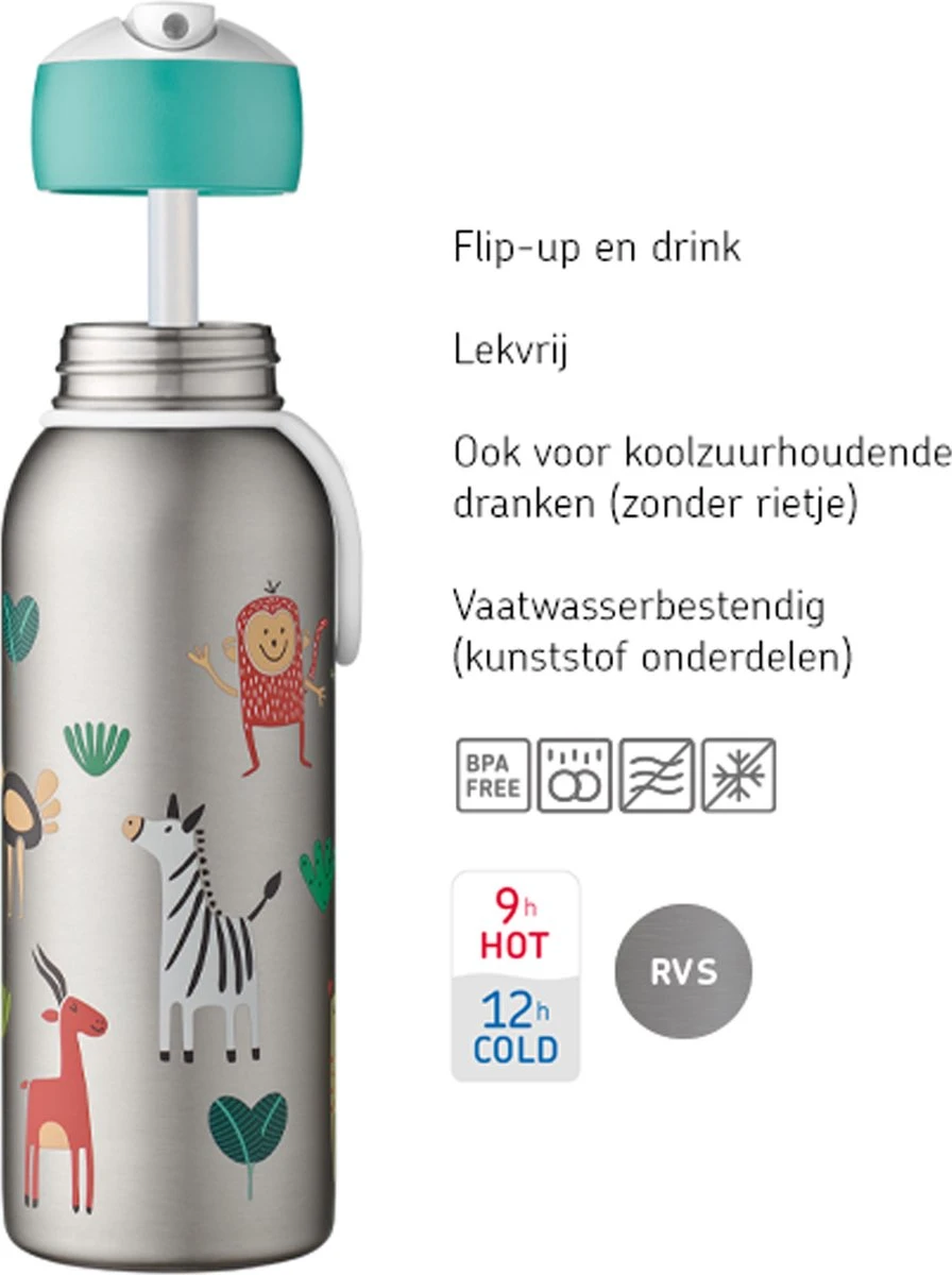 Mepal PAW Patrol - Thermofles - Isoleerfles Flip-up Campus - 350ml – Houdt Tot 9 Uur Warm En Tot 12 Uur Koud – Waterfles Met Rietje – Drinkfles Voor Kinderen 6 Mepal PAW Patrol - Thermofles - Isoleerfles Flip-up Campus - 350ml – Houdt Tot 9 Uur Warm En Tot 12 Uur Koud – Waterfles Met Rietje – Drinkfles Voor Kinderen - Afbeelding 4