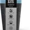 Circular&Co. Herbruikbare To Go Koffiebeker (rCUP) Zwart/blauw 8oz/227ml -Bekerwinkel 911x1200