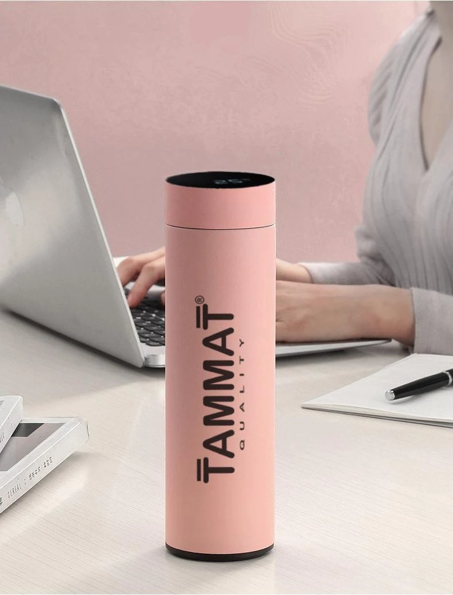 Slimme Thermosfles Met LCD Temperatuur Display - Curver Isolatiefles 500 ML - Rubber Coating - Dubbelwandige Thermosfles - Thermosbeker - Isoleerfles - Thermoskan - Travel Mug - Bidon Drinkfles - Koffiebeker - Drinkflessen - RVS - Smart Thermos 6 Slimme Thermosfles Met LCD Temperatuur Display - Curver Isolatiefles 500 ML - Rubber Coating - Dubbelwandige Thermosfles - Thermosbeker - Isoleerfles - Thermoskan - Travel Mug - Bidon Drinkfles - Koffiebeker - Drinkflessen - RVS - Smart Thermos - Afbeelding 4