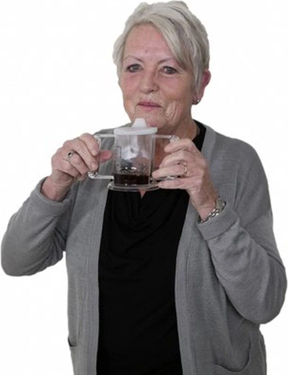 HandyCup Met Deksel - Transparant Met Maatvoering 5 HandyCup Met Deksel - Transparant Met Maatvoering - Afbeelding 3