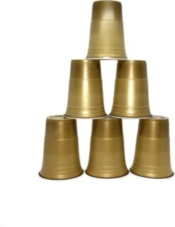 Merkloos Gold Cups - 50stuk(s) - 475ml - Party Cups - Drankspel - Beerpong Bekers - Beerpong - Plastic Bekers -Bekerwinkel 926x1200 1