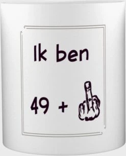 Bekerwinkel 46 Akyol - 50 Jaar Sarah En Abraham Cadeau - Jubileum Man En Vrouw - Mok Met Opdruk - Verjaardagsmok - Grappige Tekst Mok - Jarig - Verjaardag | 350 ML Inhoud