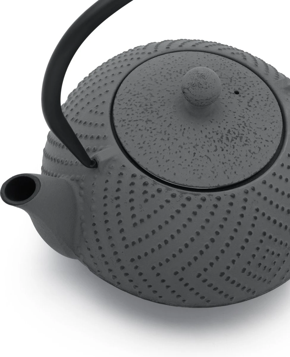 Bredemeijer Theepot Fujian 1.2L Met Filter Warm Grijs 4 Bredemeijer Theepot Fujian 1.2L Met Filter Warm Grijs - Afbeelding 2