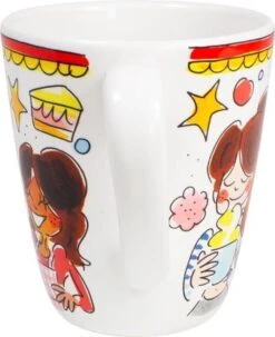 Blond Amsterdam Even Bijkletsen Mok 350 Ml - Rode Rand 10 Blond Amsterdam Even Bijkletsen Mok 350 Ml - Rode Rand -Bekerwinkel 978x1200 1